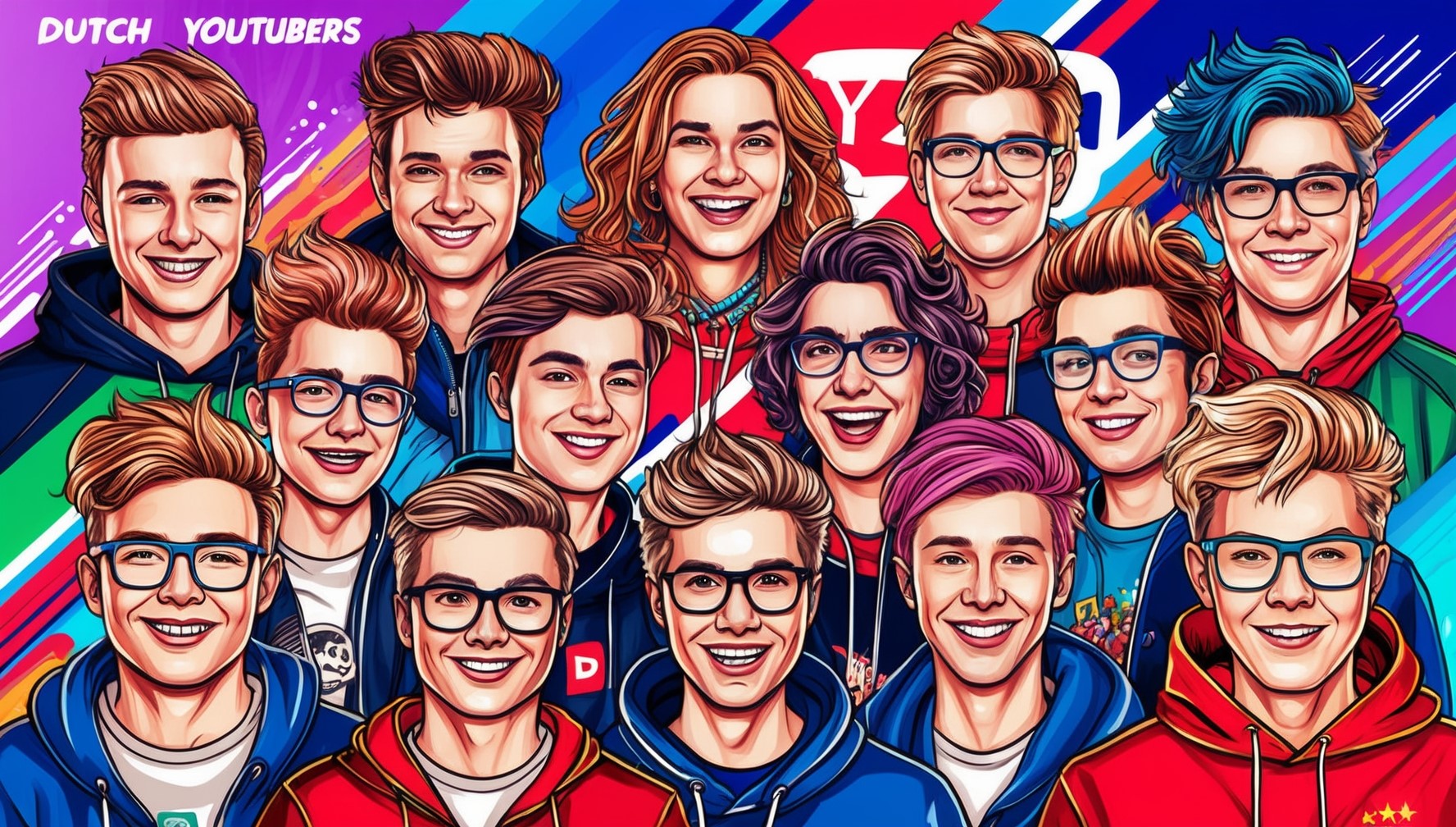 Top 10 YouTubers in Nederland